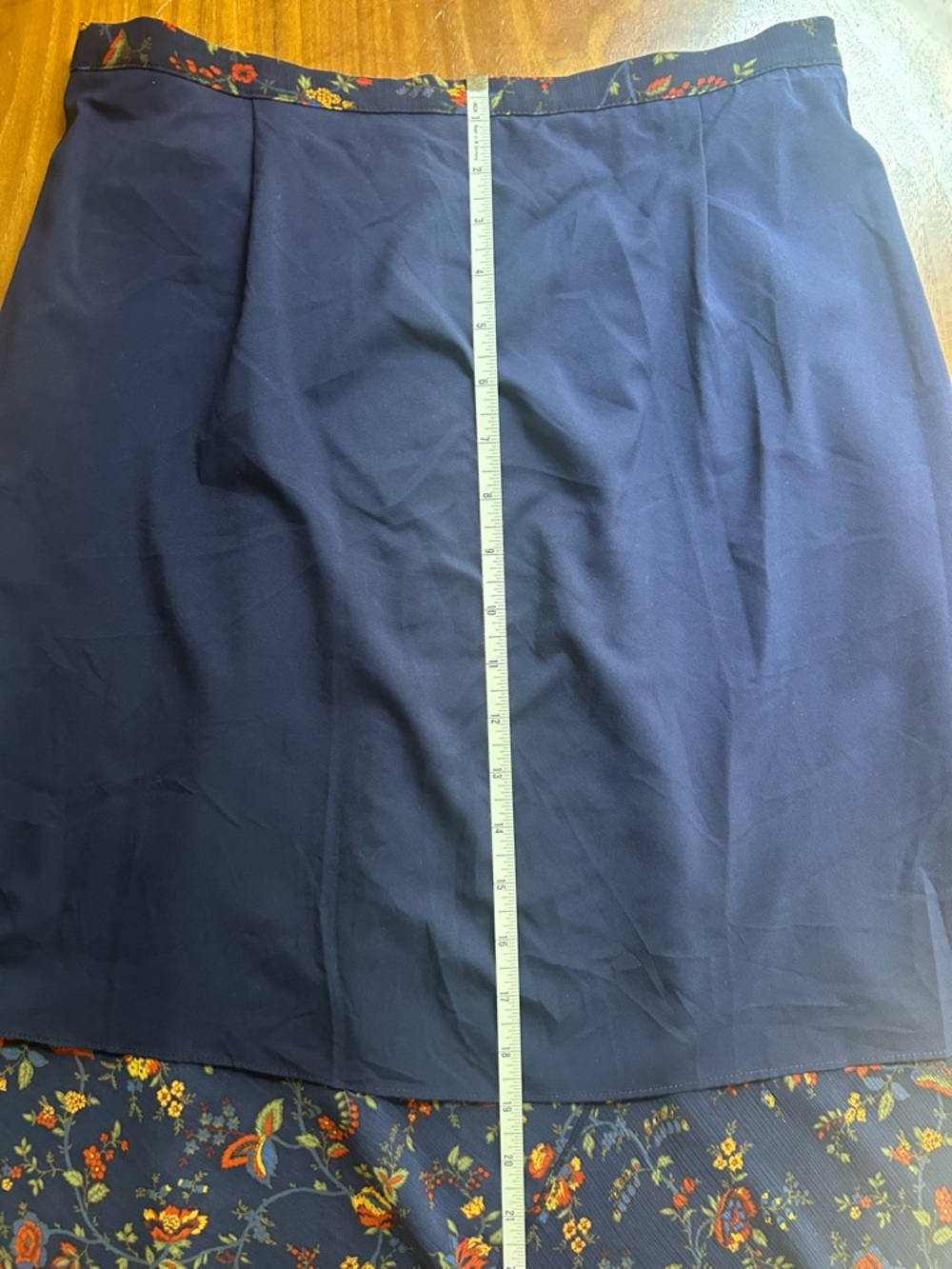 Madewell Faux Wrap Skirt in Climbing Vine | size 6 - Picture 8 of 11